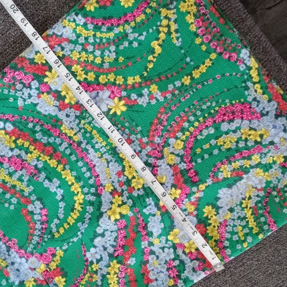 💐Talbots💐 - Green/Multi Floral Pencil Skirt - Picture 12 of 13